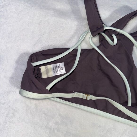 L*SPACE HAUTE TANK HALTER STRAPPY BIKINI TOP Size Small - Picture 5 of 8